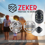 Camara De Seguridad Interior Doble Zeker 4MP 2.5Ghz Wifi IP