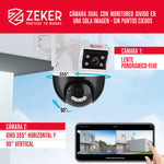 Camara de Seguridad Domo Zeker 4MP 2.4G Wifi Impermeable