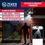 Cámara De Seguridad 4G Solar Exterior 4MP Zeker