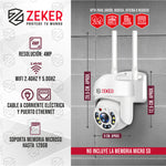 Pack X3 Camara De Seguridad Wifi Impermeable Zeker 4mp 2.4g
