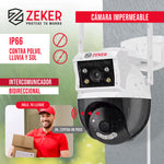 Camara de Seguridad Domo Zeker 4MP 2.4G Wifi Impermeable