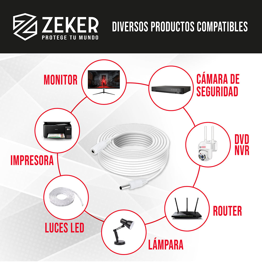 Cable 5MTS Zeker detalle 3