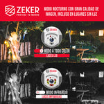 Cámara PTZ 2MP Zeker nocturna