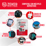 Tarjeta Micro Sd Memoria 128 Gb Zeker 100mbps Adaptador SD