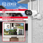 Kit Nvr Camaras Zeker Seguridad 1080p FHD + Disco Duro 500gb