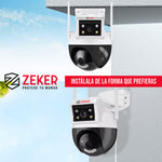 Camara de Seguridad Domo Zeker 4MP 2.4G Wifi Impermeable