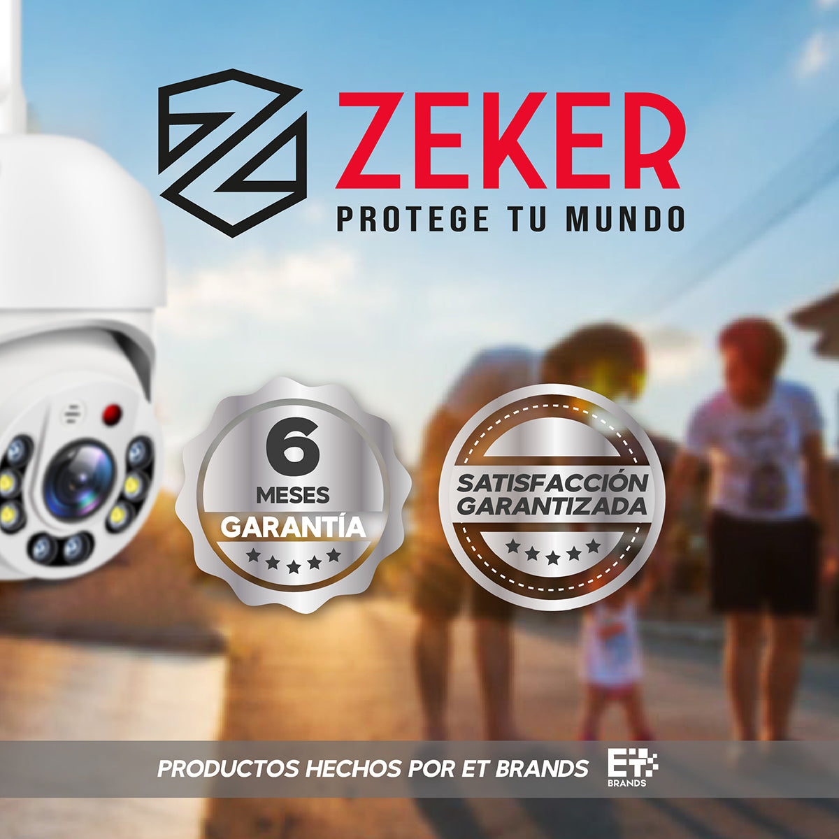 Cámara De Seguridad 4G Solar Exterior 4MP Zeker