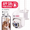 Cámara de Seguridad Exterior PTZ 2MP WiFi 2.4 y 5GHz Zeker
