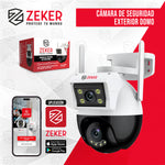 Camara de Seguridad Domo Zeker 4MP 2.4G Wifi Impermeable