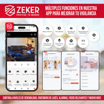 Pack x3 Cámara De Seguridad Interior Wifi IP Zeker 2MP 5G