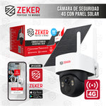 Cámara De Seguridad 4G Solar Exterior 4MP Zeker