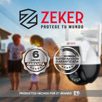 Camara de Seguridad Domo Zeker 4MP 2.4G Wifi Impermeable