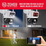 Camara de Seguridad Domo Zeker 4MP 2.4G Wifi Impermeable