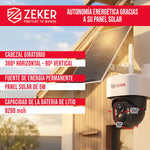 Cámara De Seguridad 4G Solar Exterior 4MP Zeker