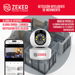 Pack x3 Cámara De Seguridad Interior Wifi IP Zeker 2MP 5G