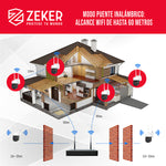 Kit Nvr Camaras Zeker Seguridad FHD 1080p + Disco Duro 500gb