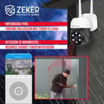 Kit Nvr Camaras Zeker Seguridad FHD 1080p + Disco Duro 500gb