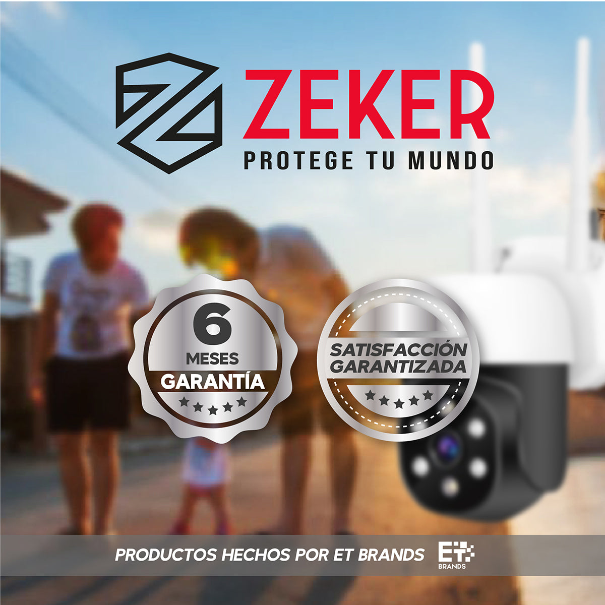 Kit Nvr Camaras Zeker Seguridad FHD 1080p + Disco Duro 500gb