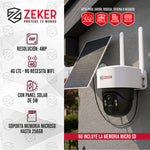 Cámara De Seguridad 4G Solar Exterior 4MP Zeker