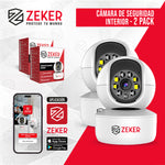 Camara De Seguridad Interior Wifi IP Zeker 2MP 2.4G X2