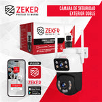 Camara De Seguridad 5G Zeker Doble 4MP Exterior Impermeable